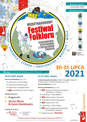 Międzynarodowy Festiwal Folkloru - Kaszubskie Spotkania z Folklorem Świata 2021 